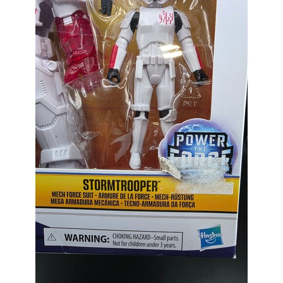 Star Wars Power of The Force Stormtrooper Mech Force Suit Action Figure Toy - Picture 4 of 9